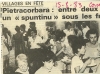 Corse Matin du 15 août 1983