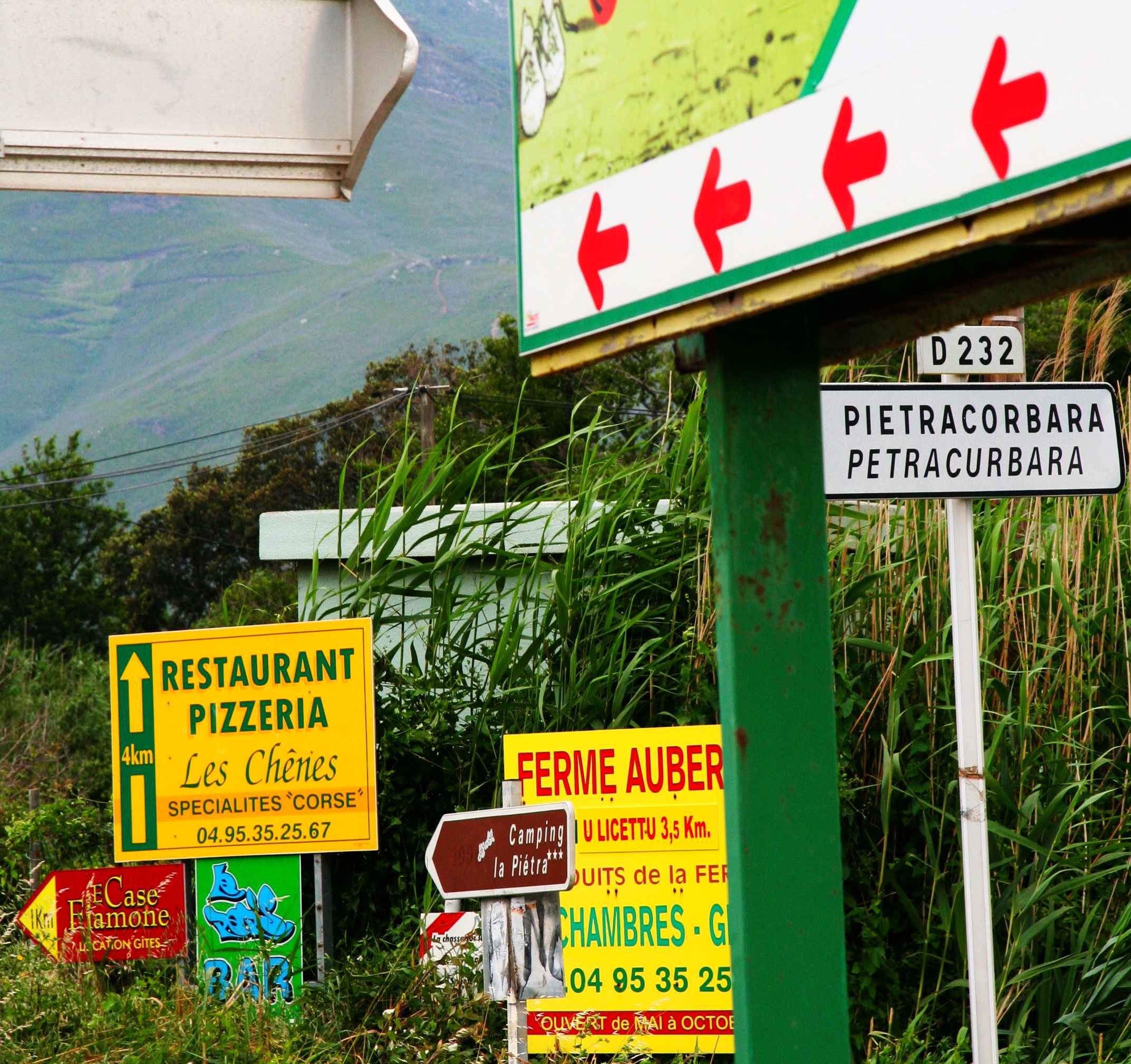 Panneaux à la plage. Juin 2008. Photo D.A.