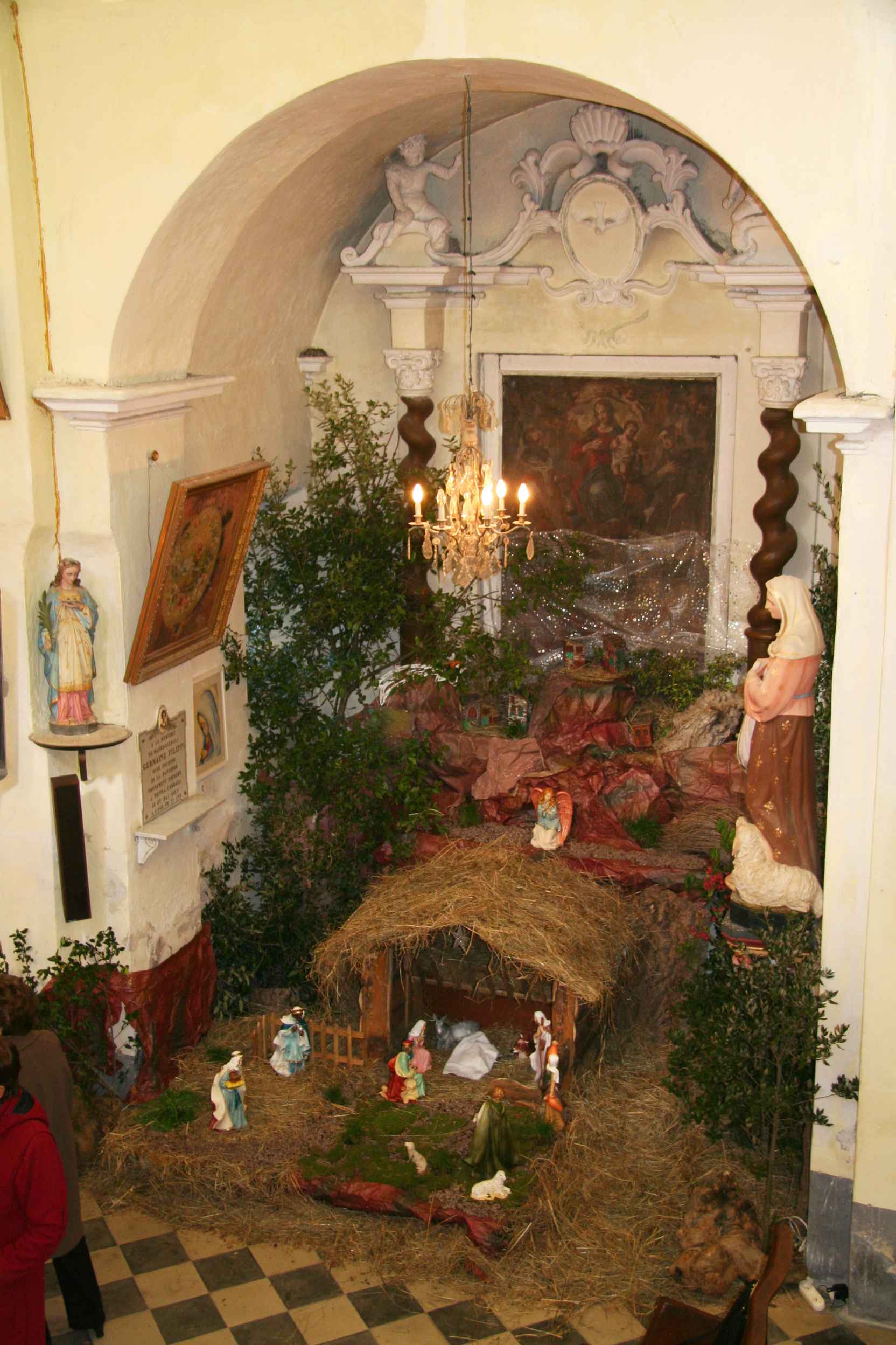 Crèche à Saint-Clément. Décembre 2012. Photo D.A