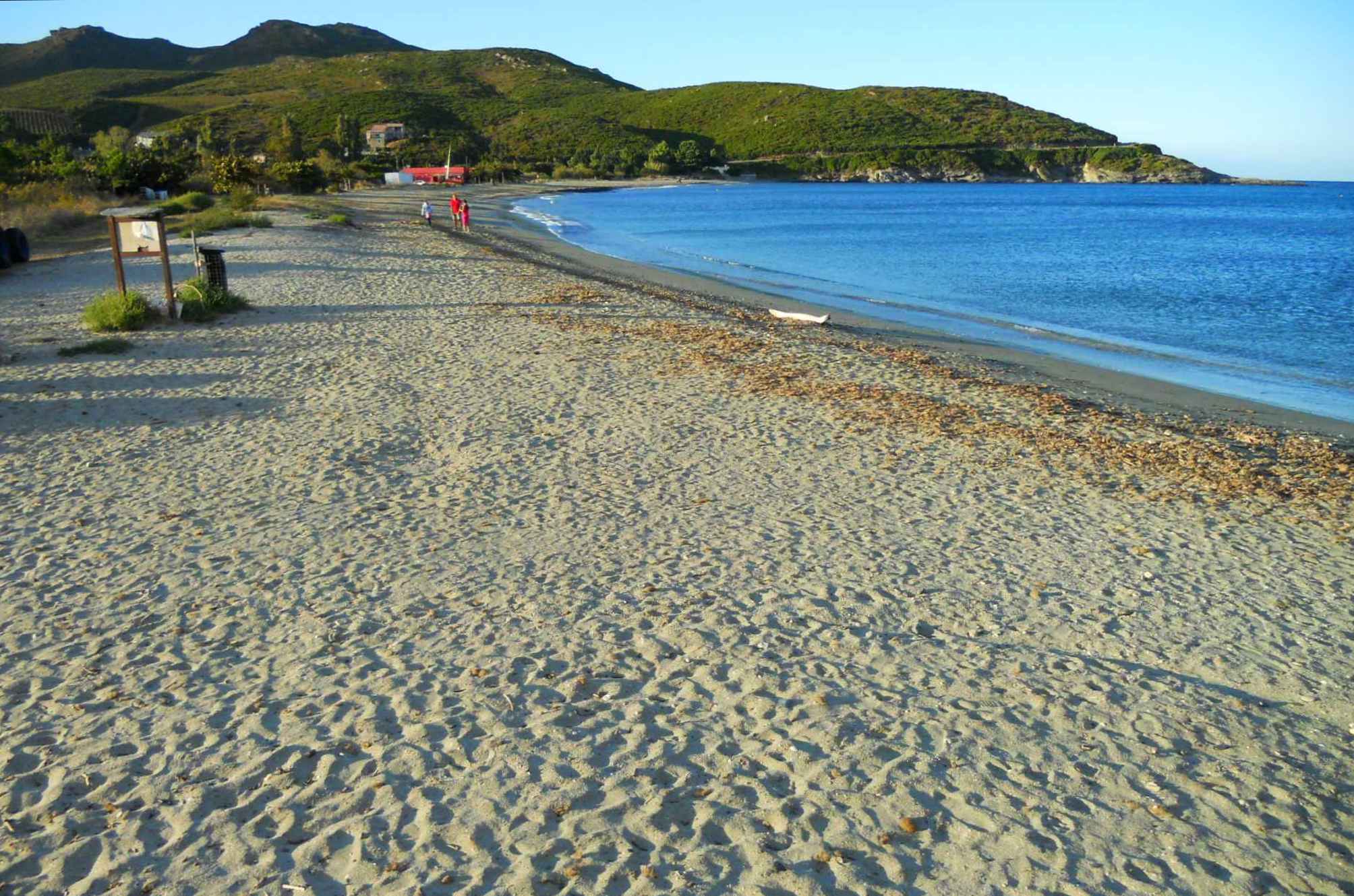 La plage en fin d'après-midi. Septembre 2010. Photo D.A