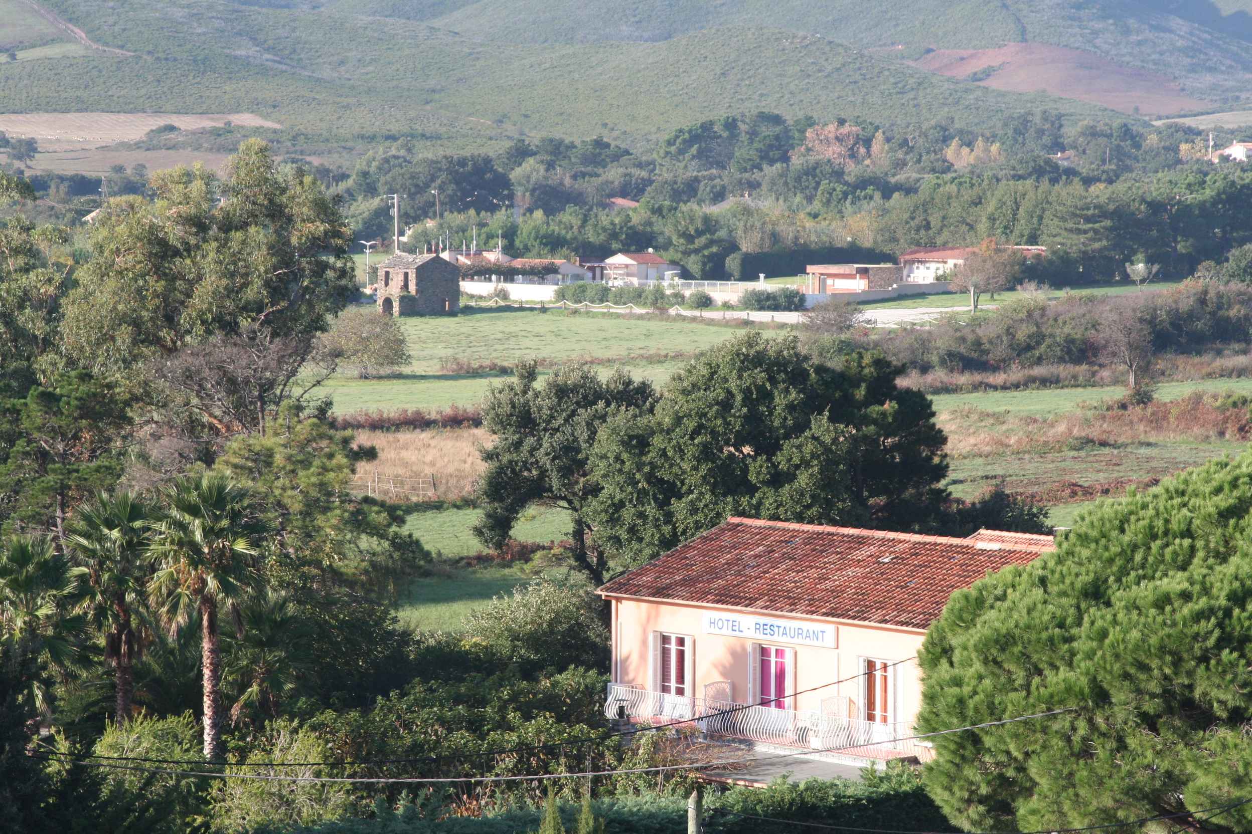 La plaine vue de la rive nord. Novembre 2010. Photo D.A