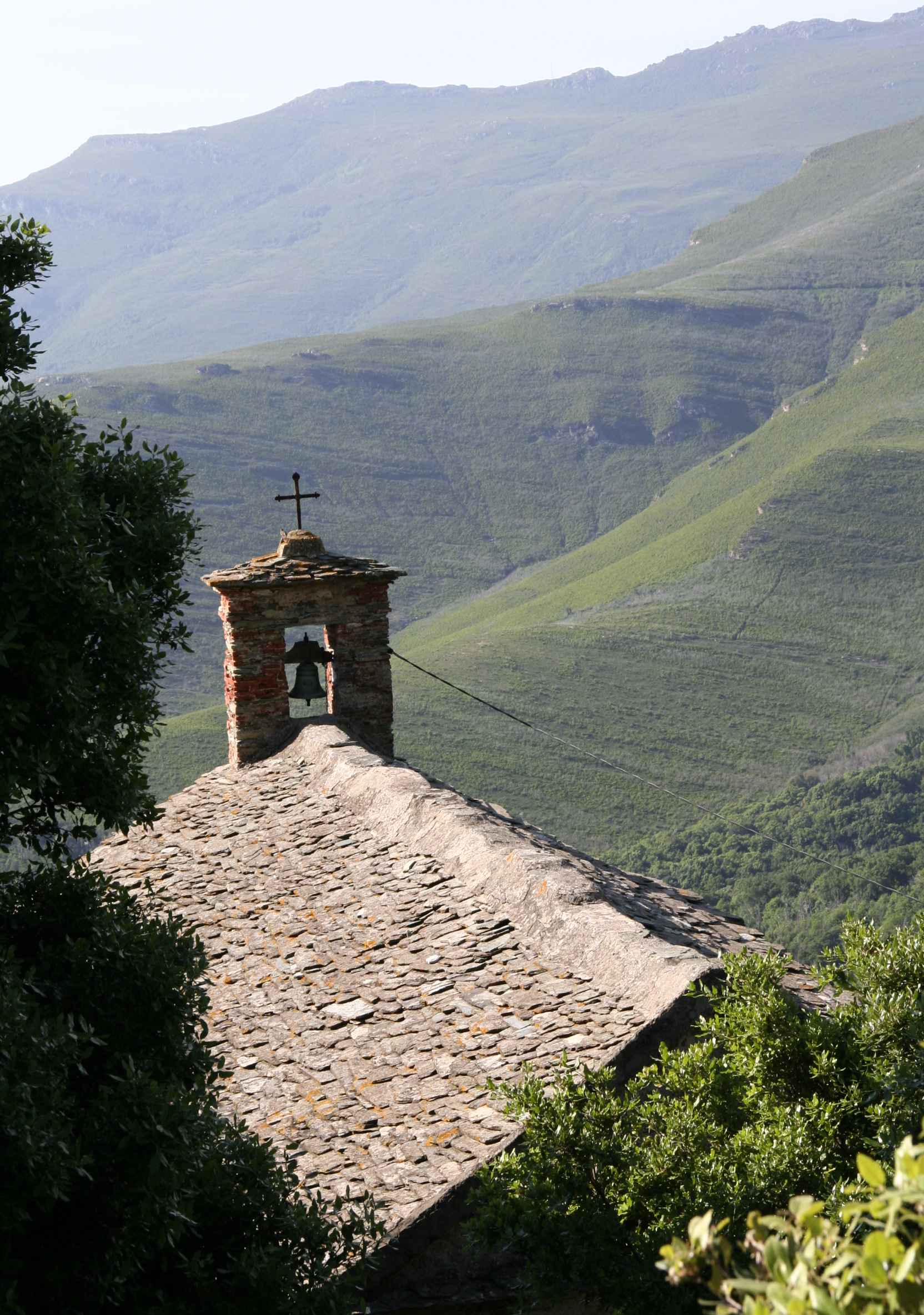 Toit de Saint-Pancrace. Juin 2008. Photo D.A.