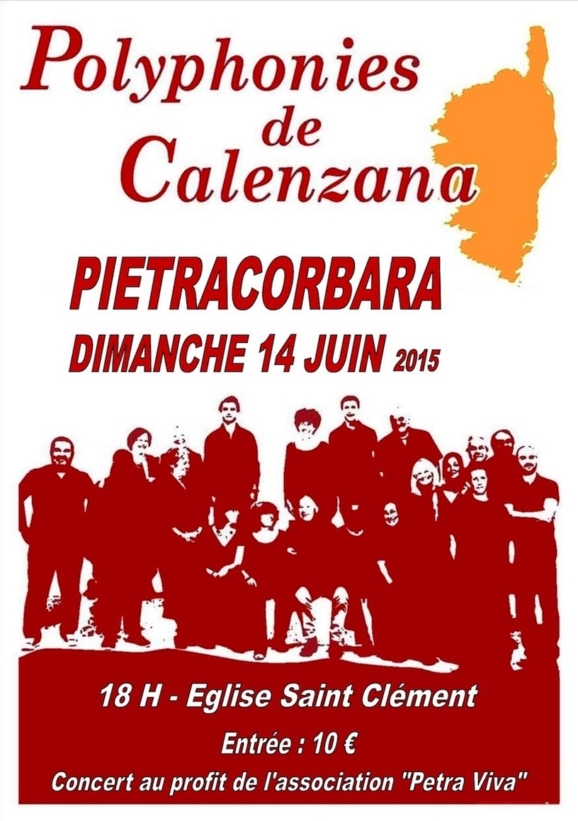 Concert du groupe Polyphonies de Calenzana